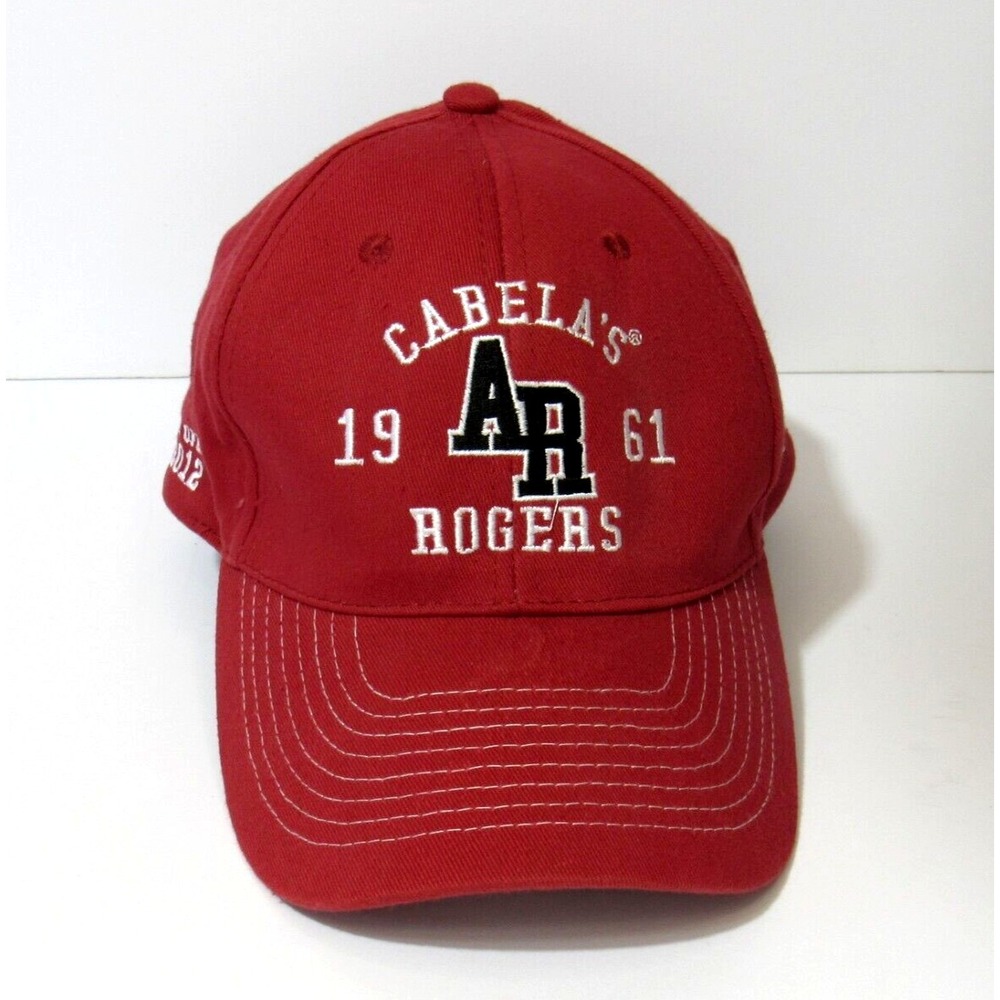 Cabelas Hat Cap Medium Large Red Hook & Loop Grand Opening Rogers Arkansas 2012